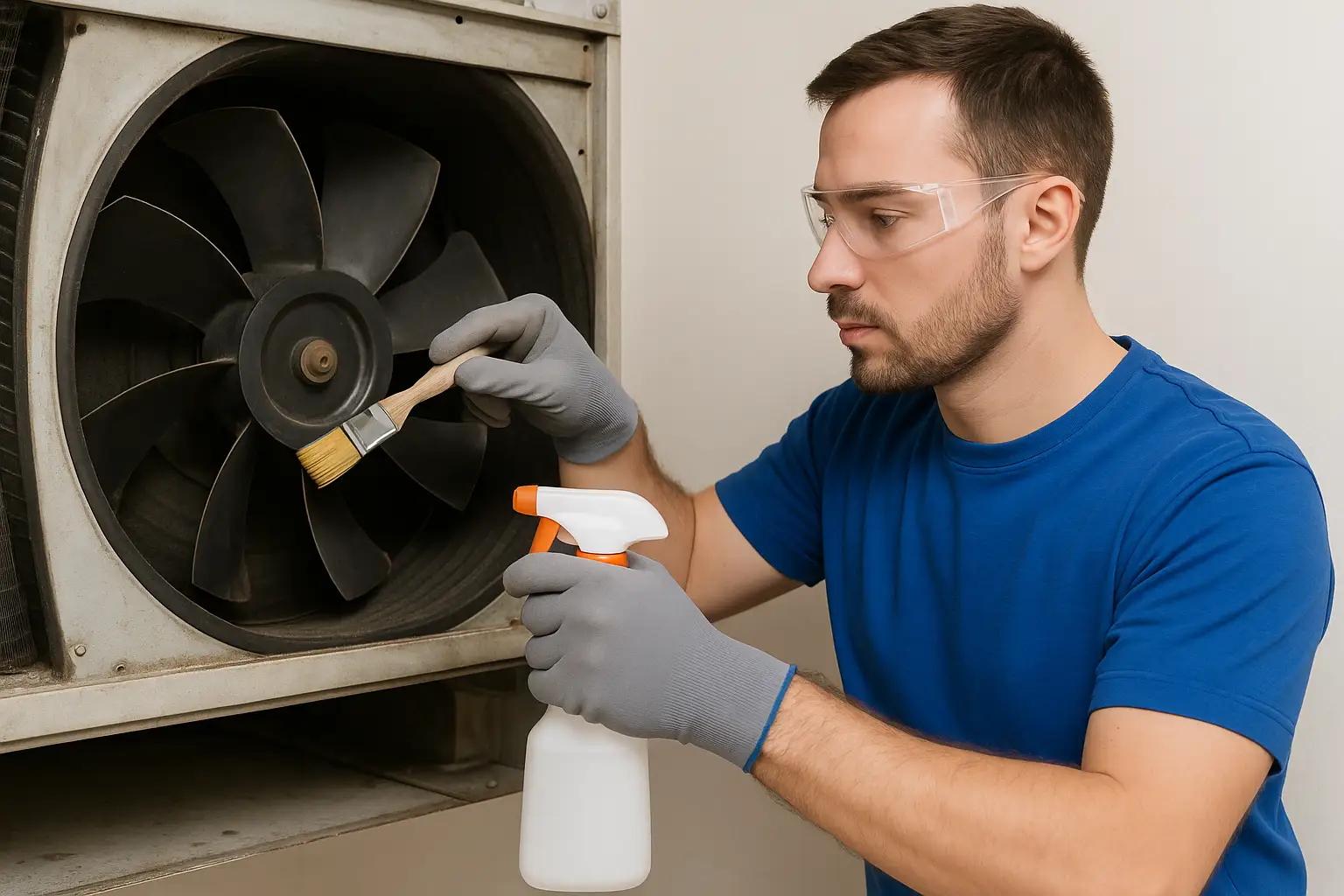 Blower Motor and Fan Blade Cleaning​
